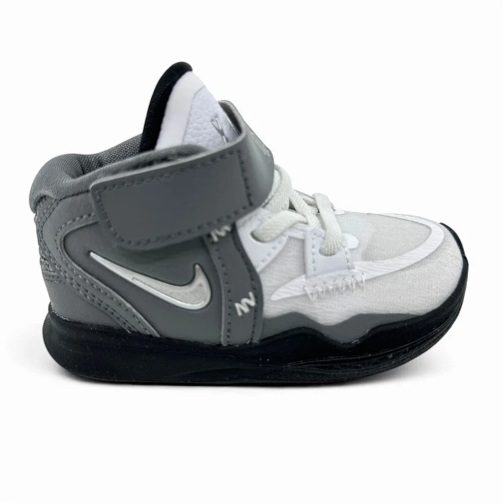 Nike Kyrie Infinity SE White Chrome Smoke Grey Baby Toddler Size 5 Sneaker